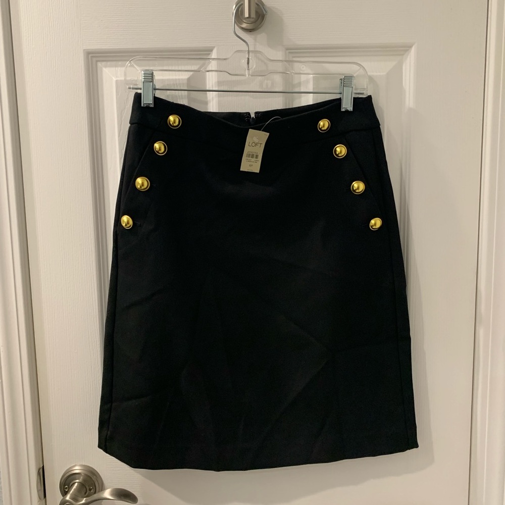Ann Taylor Loft Black Skirt - Picture 2 of 4